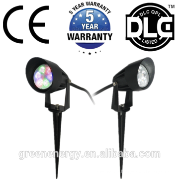 DLC UL IP67 6W 7W led lumière pour jardin paysage éclairage LED pelouse extérieure parc